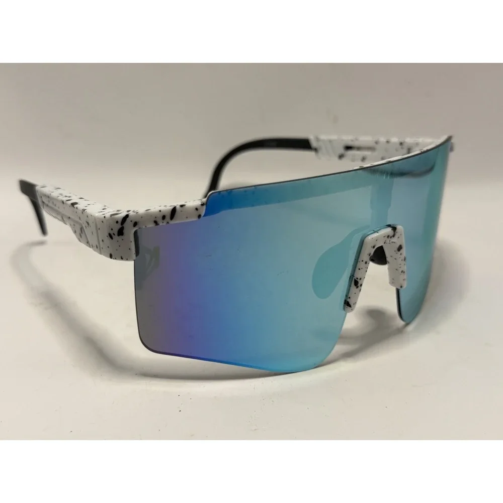 Sport Shield Sunglasses OT666 Blue‎ Mirror UV400 CAT 3 Cycling Running